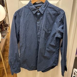 Bonobos Men's Casual Navy Button Down Shirt